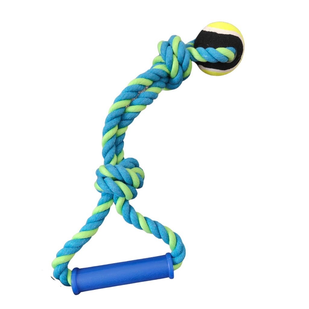 XL Tennis Ball Rope Tugger Toy