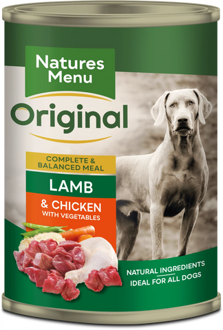 Natures Menu Lamb with Chicken 400g Can